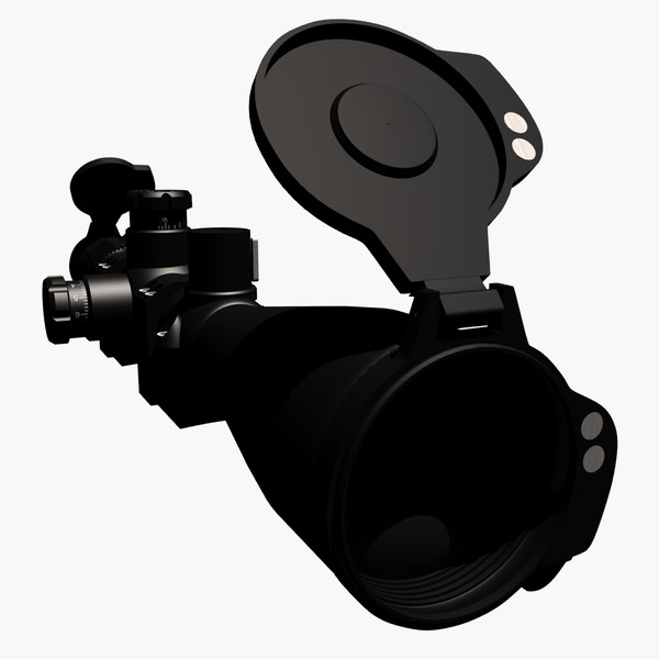 3ds max leupold mark 4 ert - Leupold Mark 4 ERT (Sniper & Sporting) Rifle Scope by Imagetek3D